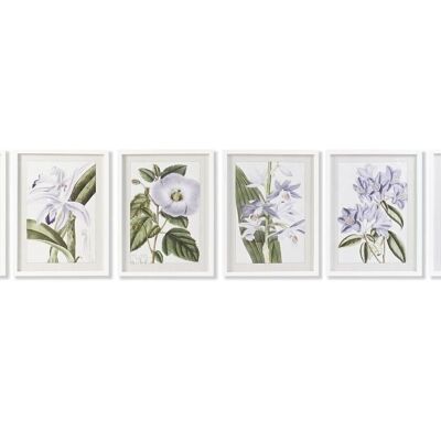 IMAGE EN VERRE MDF 40X2X54 FLEURS 6 ASSORTIMENTS. CU193368