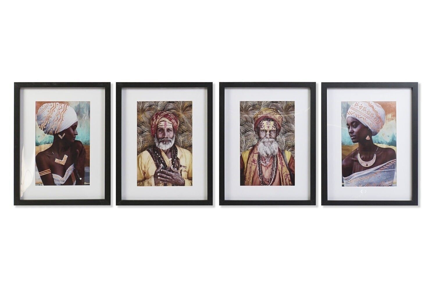 QUADRO IN LEGNO PS 35X2,5X45 ETNICO 4 ASSORTITI. CU193757