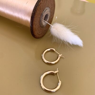 20 mm Suzon earrings - Gold