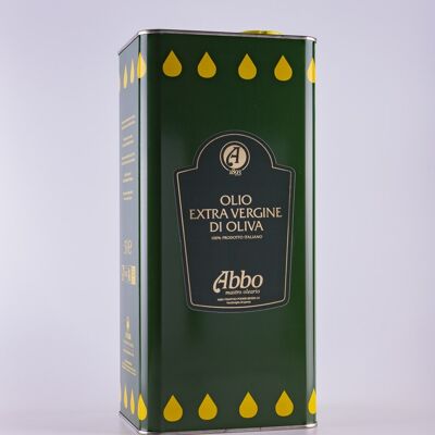 Huile d'olive extra vierge 100% italienne - bidon de 5 litres