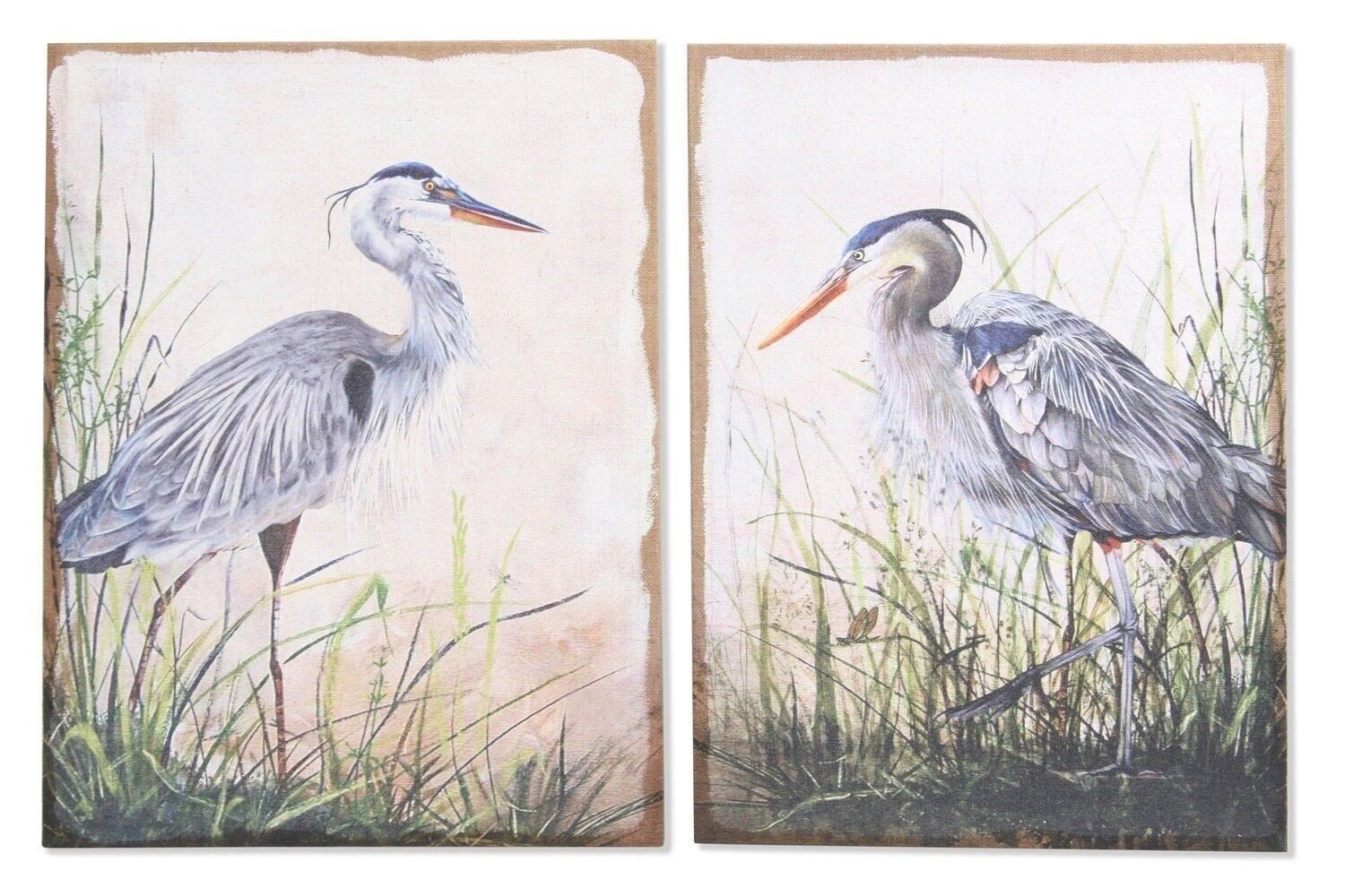 QUADRO IN MDF TELA 50X3X70 GARZA 2 ASSORTITI. CU194011