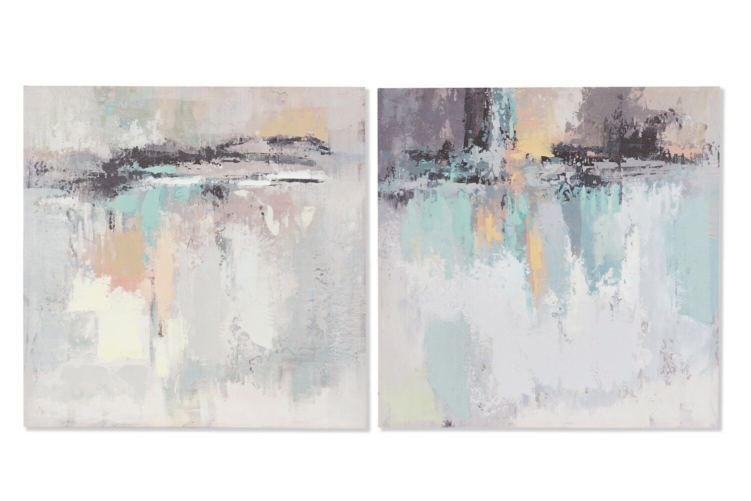 CUADRO LIENZO MDF 60X2,5X60 ABSTRACTO 2 SURT. CU194019