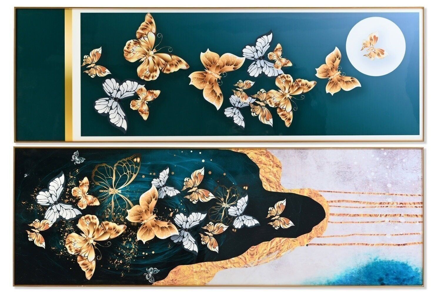 SCATOLA ALLUMINIO MDF 180X3X60 FARFALLE 2 ASSORTIMENTI. CU199124