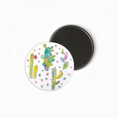 POCKET MIRROR CACTUS MULTICOLOR WATERCOLOR