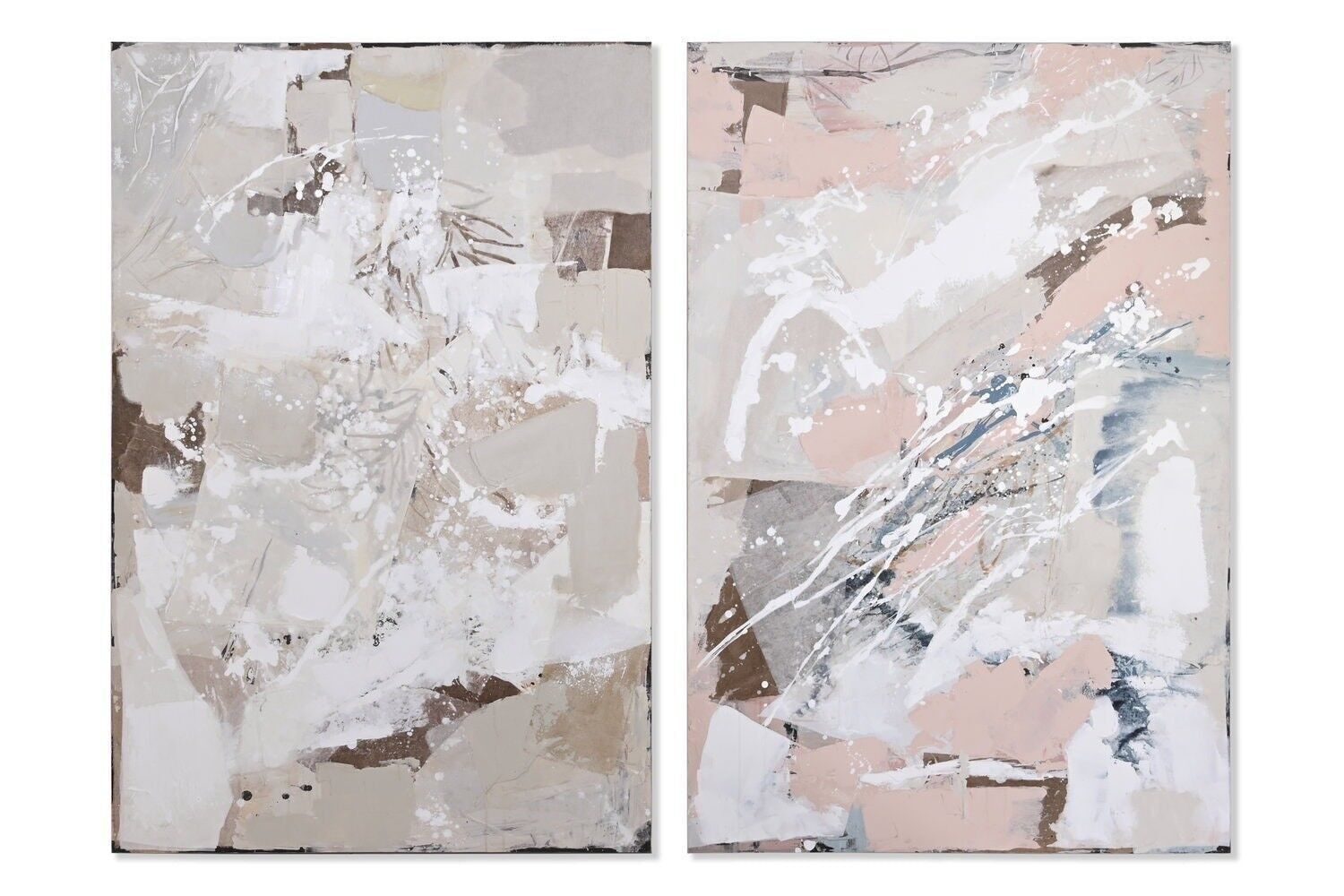 GEMÄLDE LEINWANDBILD 100X4X150 ABSTRAKT 2 SORTIERT. CU201408