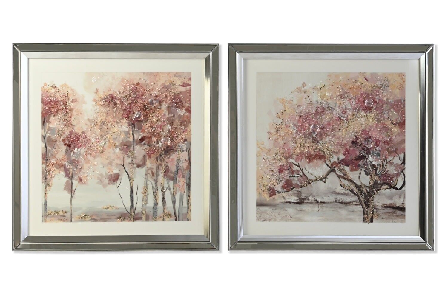 QUADRO CRAFT PS 69X2,5X69 ALBERI 3D 2 ASSORTIMENTI. CU201586