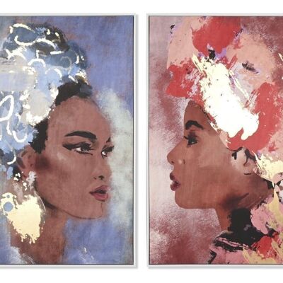 QUADRO PS TELA 83X4,5X123 AFRICANO 2 ASSORTIMENTI. CU201641