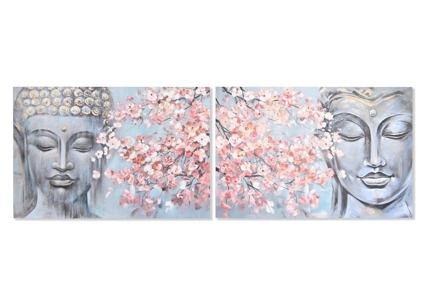 CUADRO LIENZO MDF 120X2,8X80 BUDA 2 SURT. CU201677