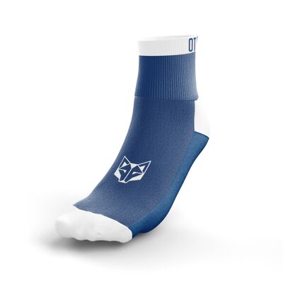 Low Cut Multisport Socks Electric Blue & White