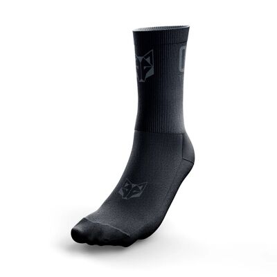 Mid Cut Multisport Socks Full Black
