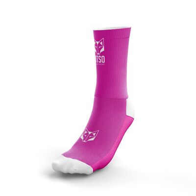 Chaussettes multisports coupe moyenne Yepaaa! Rose