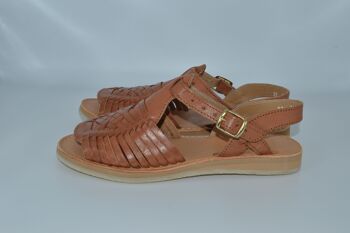 Sandales Huarache en cuir faites à la main pour femmes | sandales à boucle 4