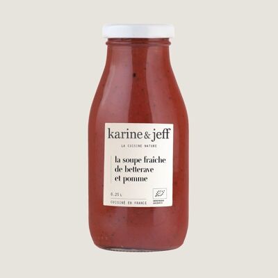 La soupe fraîche de betterave et pomme - 0,25L