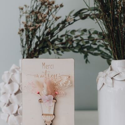 Card Bouquet Medici Grazie Padrona
