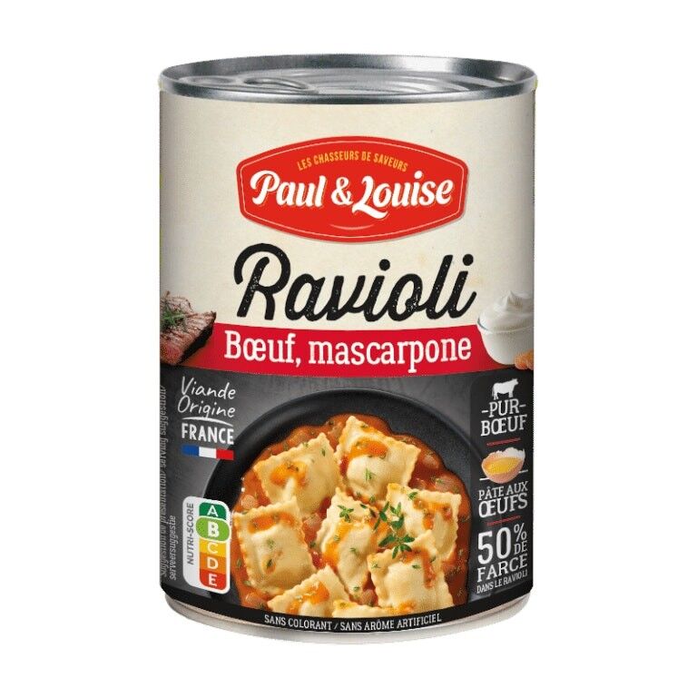 Ravioli di puro manzo al mascarpone (400g)