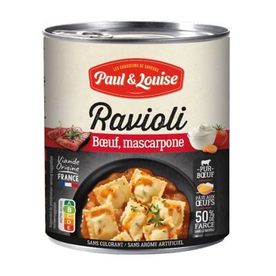 Ravioli pur bœuf mascarpone (800g)