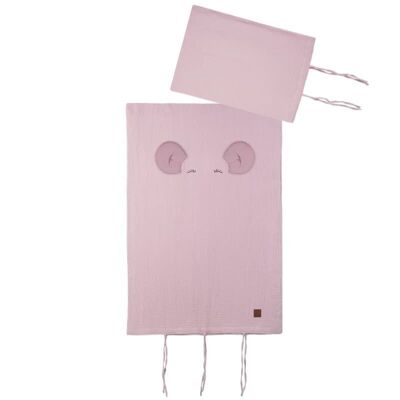 Federe per biancheria da letto per bambini MOUSE Blush & Baby Pink