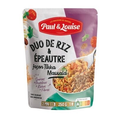 Duo de Riz & Epeautre façon Tikka Massala (250g)