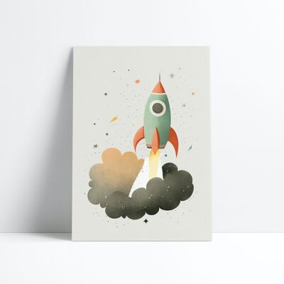 POSTER 30X40-The rocket