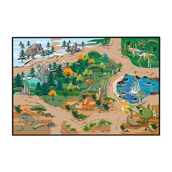 Tapis de jeu Dinosaures pour Enfant - Tapis Antidérapant - 120 x 80 cm - STARLUX - 801149 1