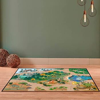 Tapis de jeu Dinosaures pour Enfant - Tapis Antidérapant - 120 x 80 cm - STARLUX - 801149 3