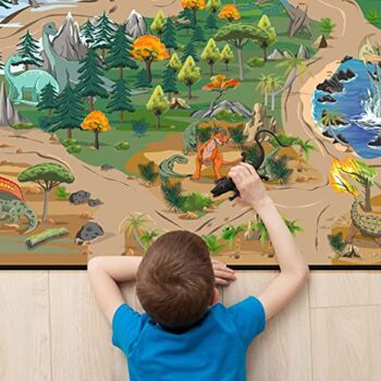 Tapis de jeu Dinosaures pour Enfant - Tapis Antidérapant - 120 x 80 cm - STARLUX - 801149 4