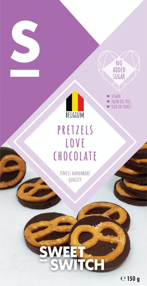 SWEET-SWITCH® Pretzels Love Chocolate 8 x 150g