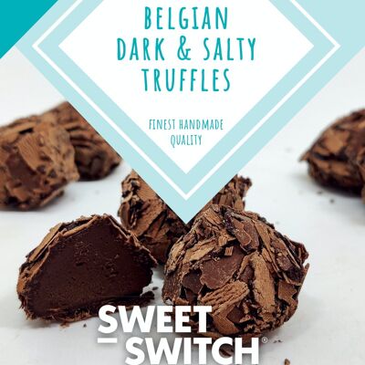 SWEET-SWITCH® Belgian Dark & Salty Truffles 8 x 150g