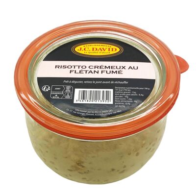 Cremiges Risotto mit geräuchertem Heilbutt – 370 g
