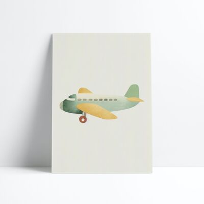 POSTER 30X40-Das Flugzeug