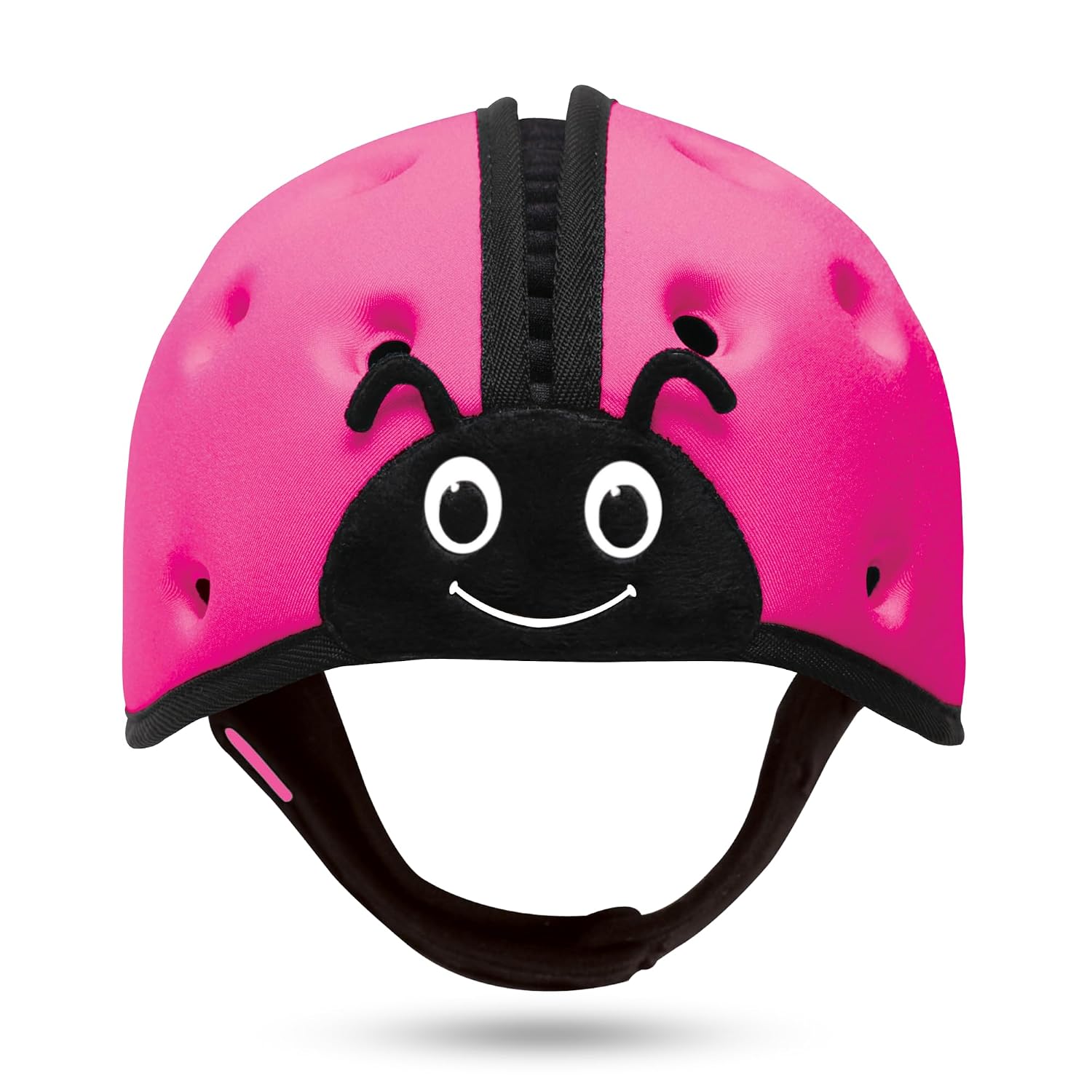 Baby Head Protector Helmet – Lightweight & Breathable Safety Headgear for Crawling & Walking, 7–24 Months – Ladybird Pink | SafeheadBABY