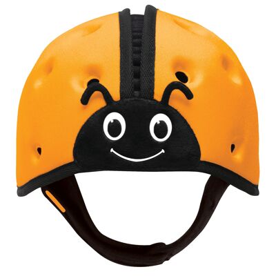 Baby Safety Helmet Baby Helmet for Crawling Walking Ultra-Lightweight Soft Baby Helmets Ladybird Orange