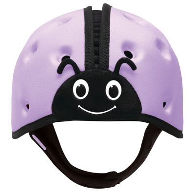 Baby Safety Helmet Ultra-Lightweight Soft Baby Helmet for Crawling Walking Ladybird Purple