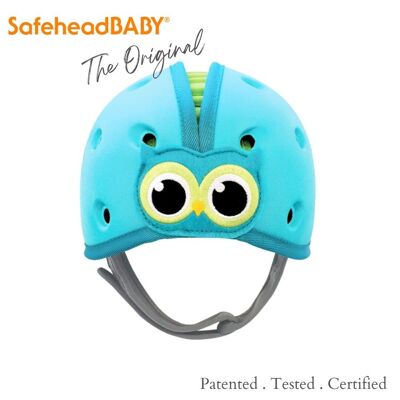 SafeheadBABY Casco de seguridad para bebés galardonado, casco para gatear y  caminar, protección de la cabeza de los niños pequeños, expandible y