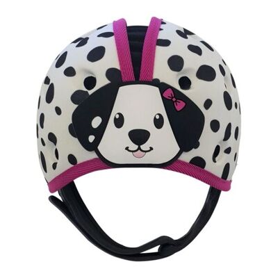 Baby Safety Helmet Ultra-Lightweight Soft Baby Helmet for Crawling Walking  Dalmation Pink