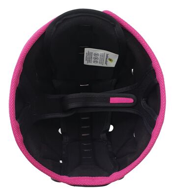 Casque de sécurité pour bébé, ultra léger, doux, pour ramper, marche, Dalmation rose 3