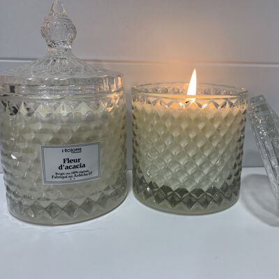 ACACIA FLOWER SCENTED CANDLE BONBONNIERE 200 G OF 100% VEGETABLE SOYA WAX