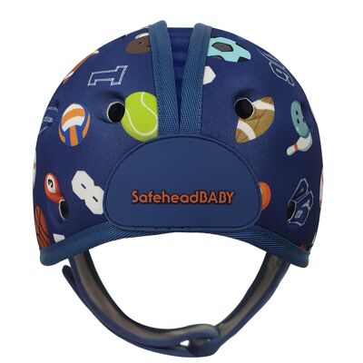 Baby Safety Helmet Baby Helmet for Crawling Walking Ultra-Lightweight Soft Baby Helmets Sporty Blue