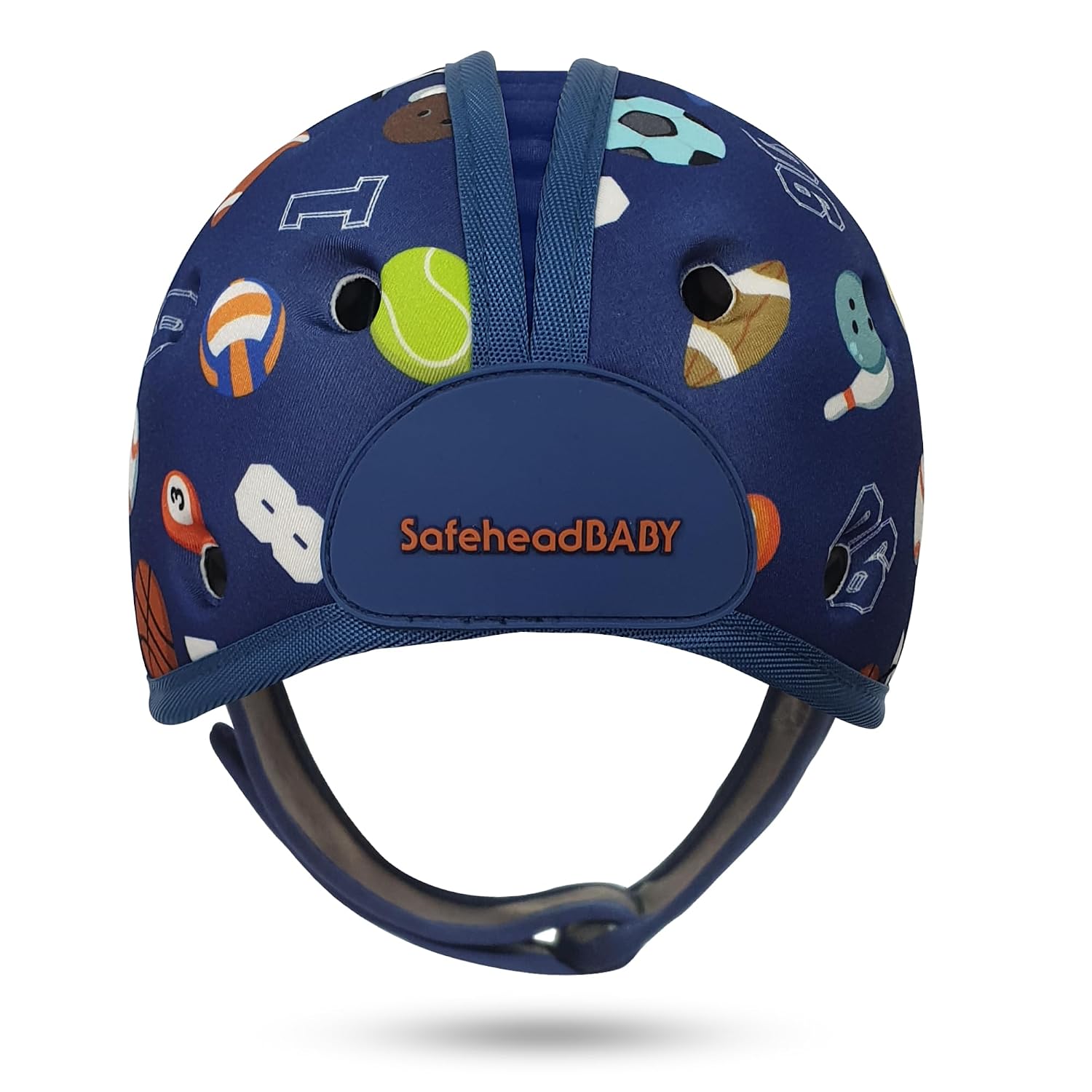 Baby Head Protector Helmet – Lightweight & Breathable Safety Headgear for Crawling & Walking, 7–24 Months – Sporty Blue| SafeheadBABY