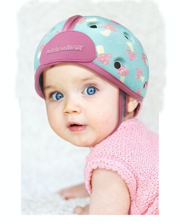 Casque de sécurité pour bébé casque de bébé souple ultra-léger pour ramper numéros de marche bleu 13