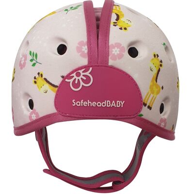 Casque de sécurité bébé casque bébé pour ramper marche ultra-léger doux casques bébé girafe bébé