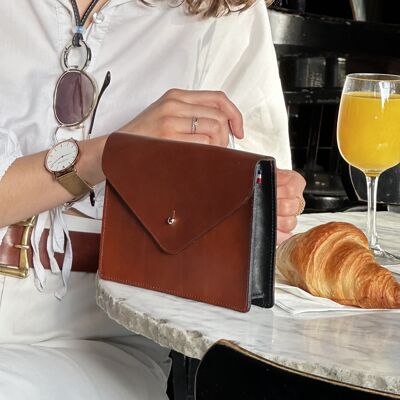 Mini sac pochette ceinture Angèle en cuir - Atelier BALTUS