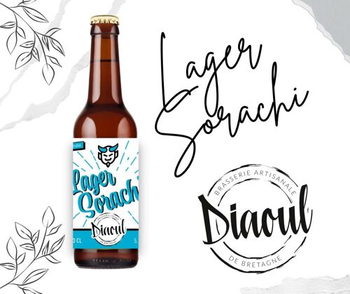 Bière blonde Lager Sorachi