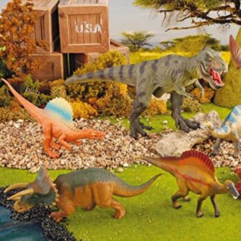 Grand Coffret 6 Dinosaures de Collection + Fiches Educatives - Dès 3 ans - STARLUX DINOPARK - 815035 4