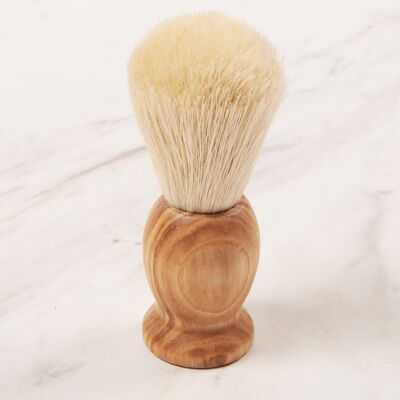 Plastic-Free Shaving Brush (Wooden Handle)
