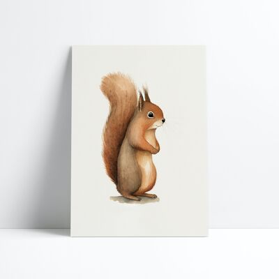 POSTER 30X40-Baby Squirrel