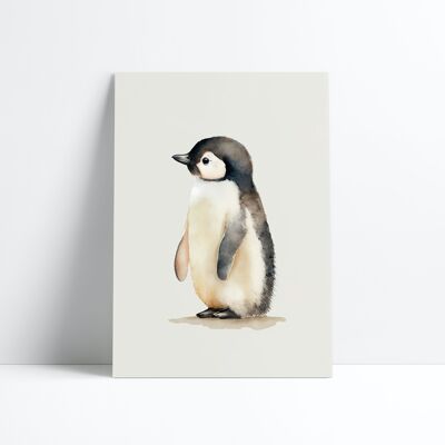 AFFICHE 30X40-Baby Penguin