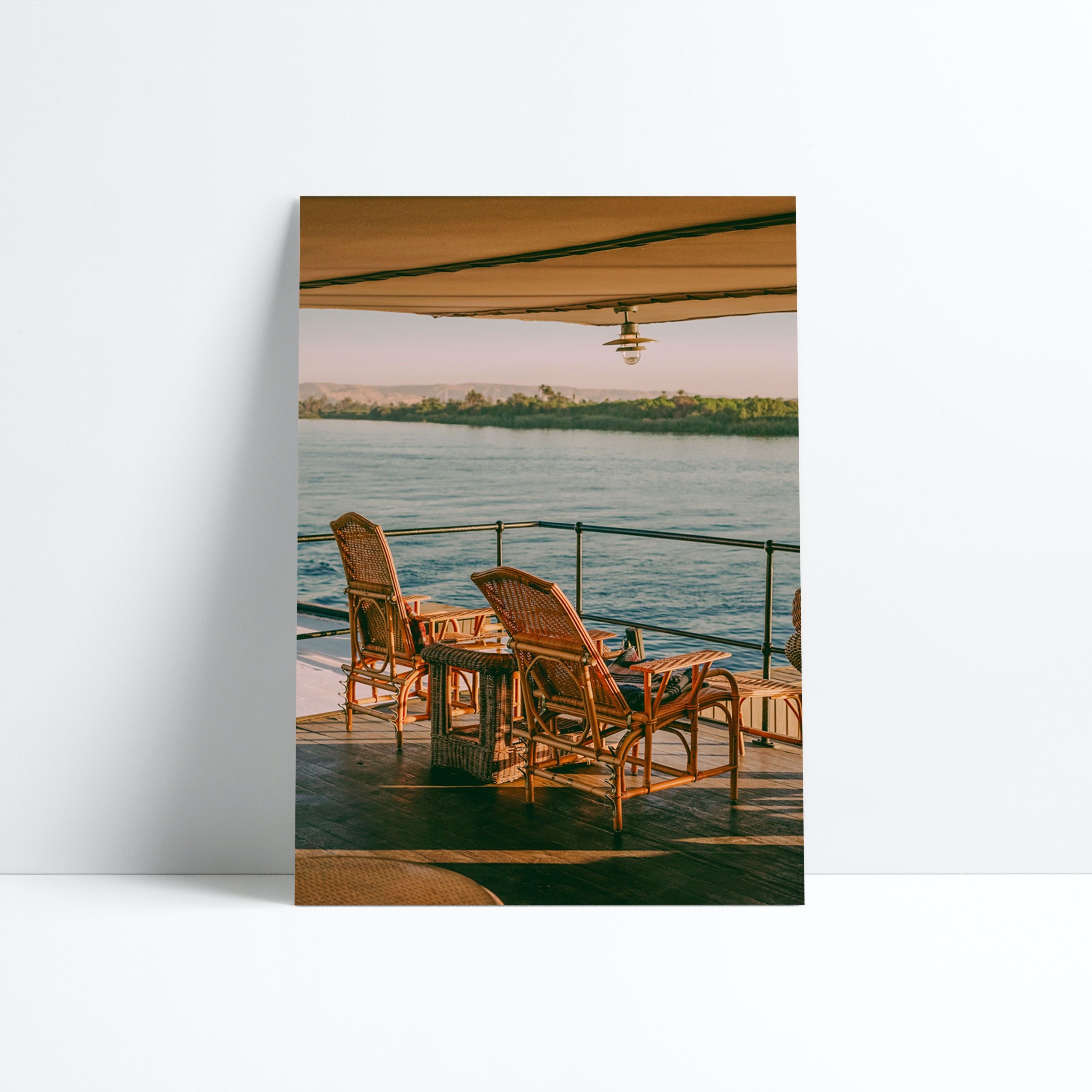 POSTER 30X40 - L'ora del tè sul Nilo