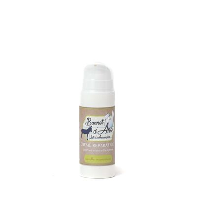 Vanille-/Clementinen-Restaurierungshand- und Fußcreme mit frischer und biologischer Eselsmilch – 30 ml