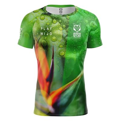 Padel Kurzarm-Herren-T-Shirt Paradise